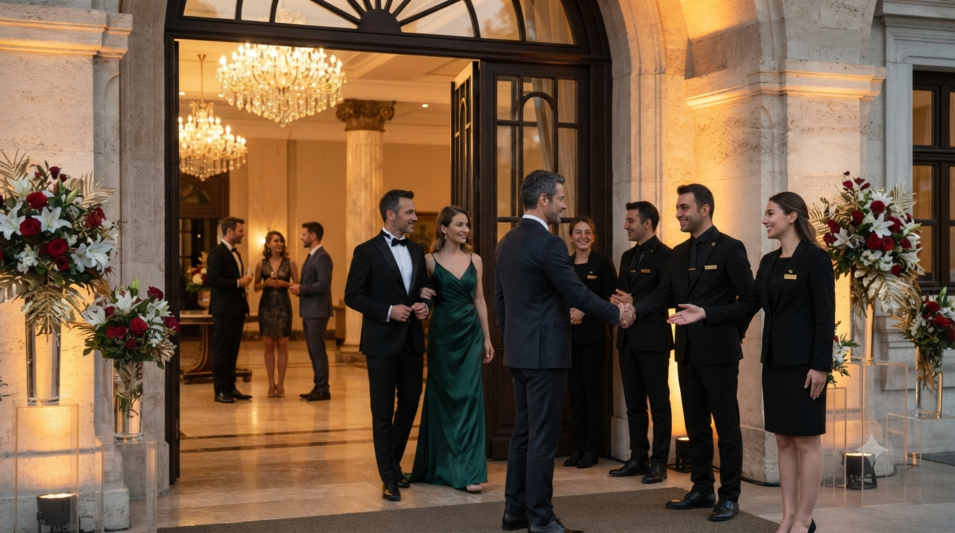 • İlk İzlenimin Büyüsü Profesyonel Karşılanma (Welcome) ve Ambiyans Şovları